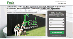Desktop Screenshot of ferrishomeimprovements.net