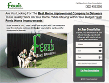 Tablet Screenshot of ferrishomeimprovements.net